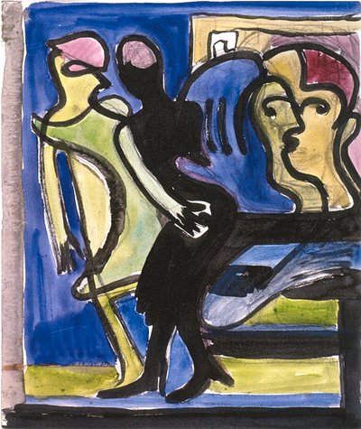Street Scene by Ernst Ludwig Kirchner